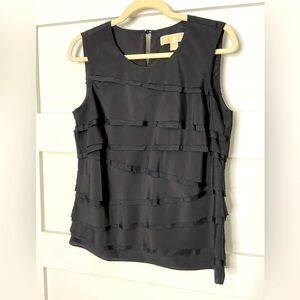 Michael Michael Kors Ruffle Sleeveless Camisole Size Medium